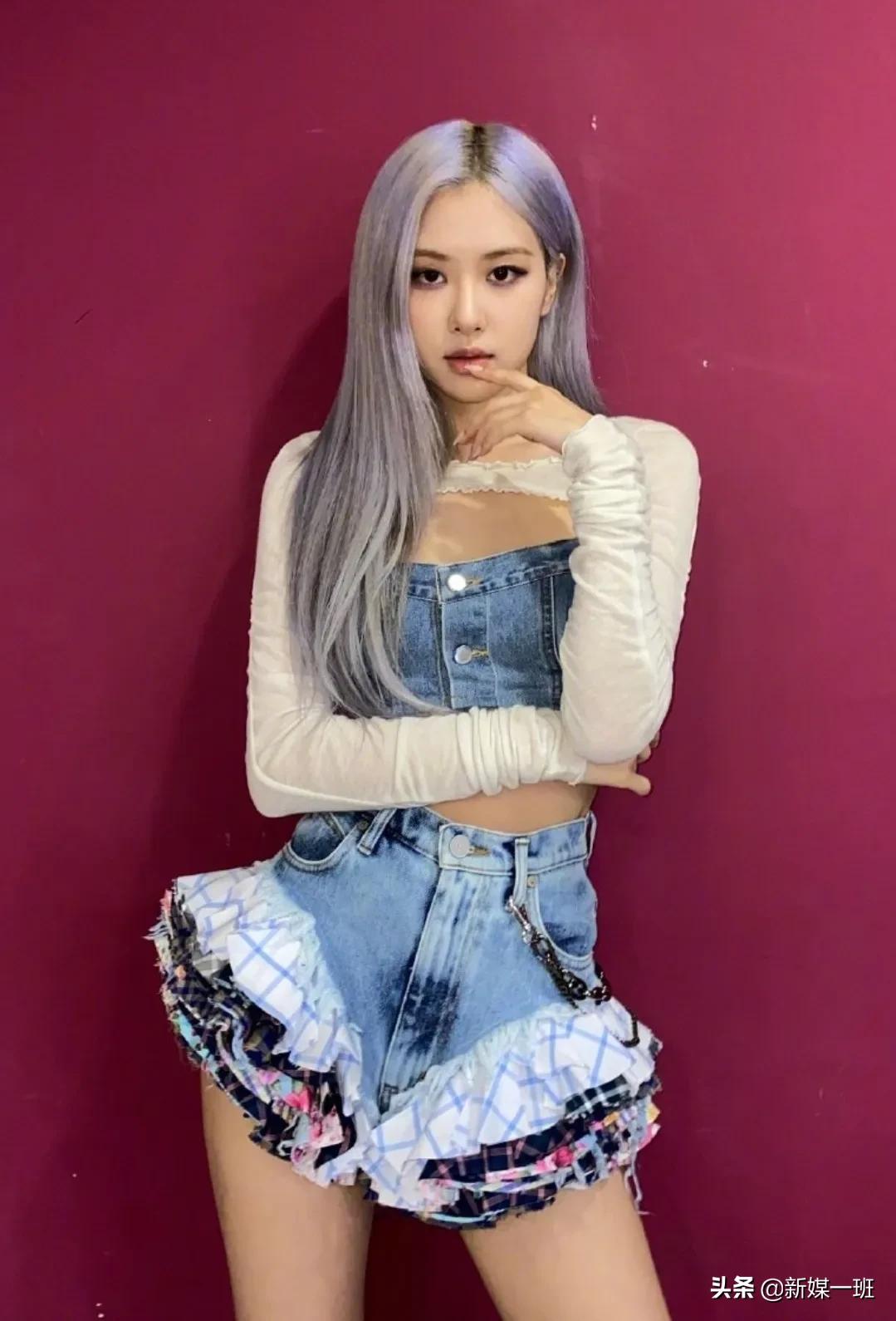 朴彩英黄色裙子穿牛仔裤,朴彩英穿黄色裤子图片