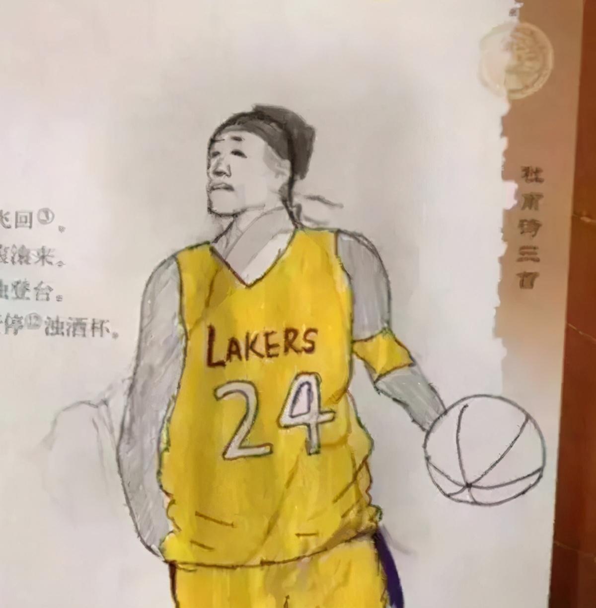 学生课本逆天涂鸦杜甫高点赞,李白书本涂鸦热搜