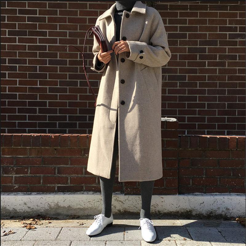 格子大衣长款穿搭女秋冬,黑色大衣这样穿打破秋冬沉闷感