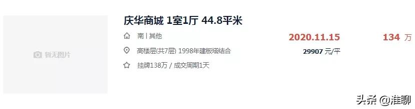 淮安最贵二手房单价,淮安成交价7万元学区房