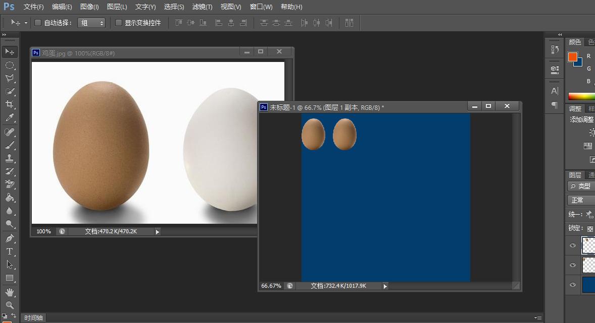 ps复制过去的图层如何变换大小,photoshop如何快速复制图层
