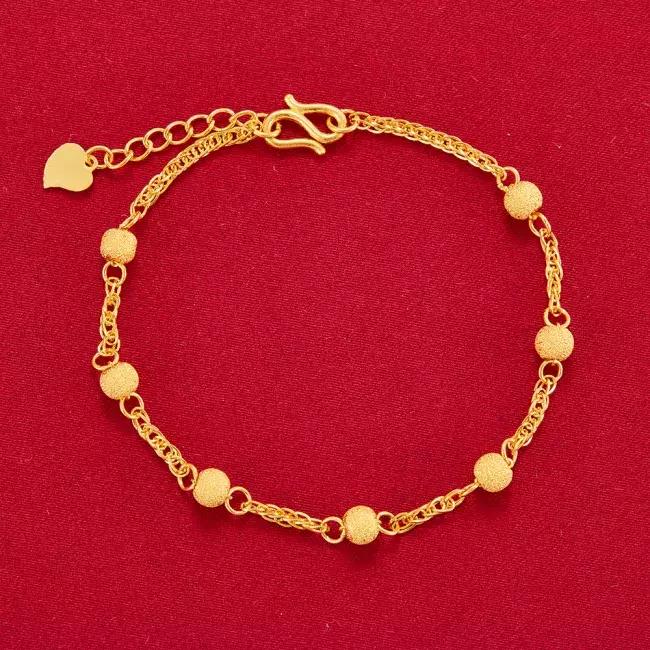 黄金手链diy样式,男士黄金手链样式