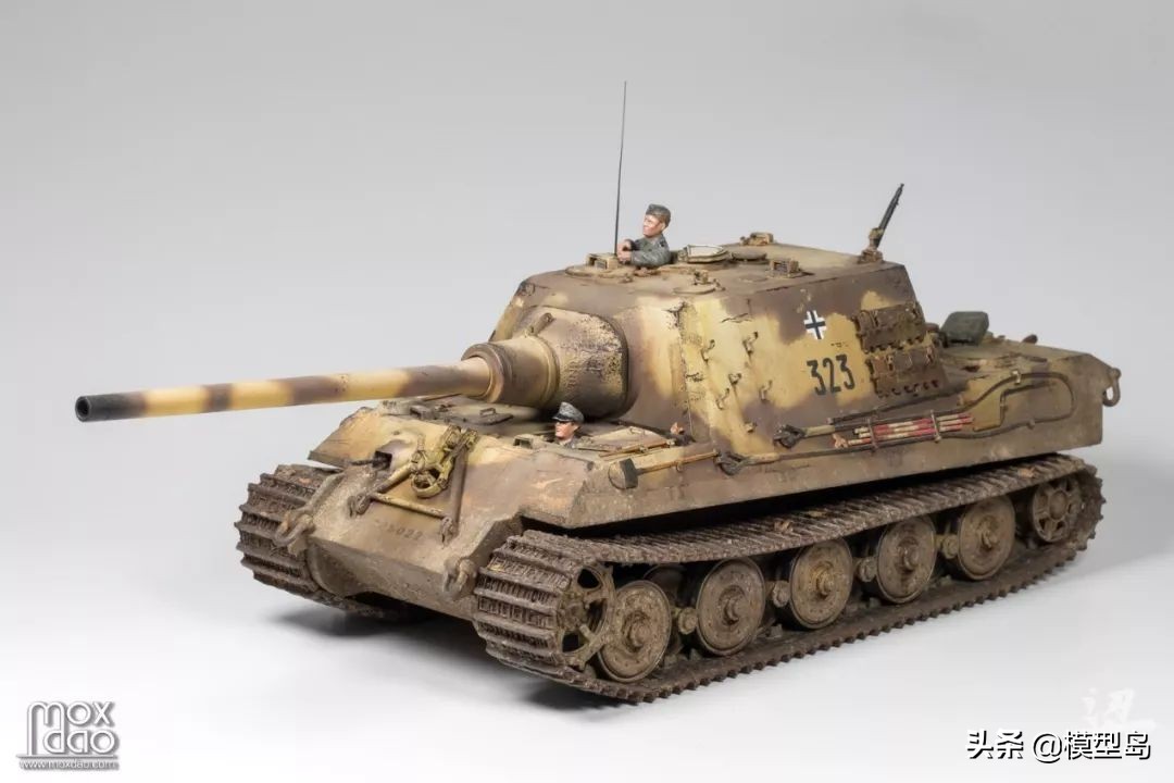 田宫必入的10款坦克模型免上色,田宫突击虎坦克模型