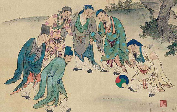 蹴鞠和足球历史区别图片,蹴鞠和足球历史演变和玩法