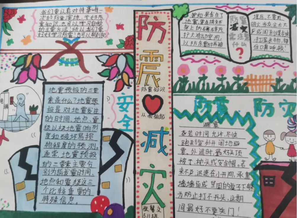 防震减灾宣传小学,防灾减灾地震来了怎么办
