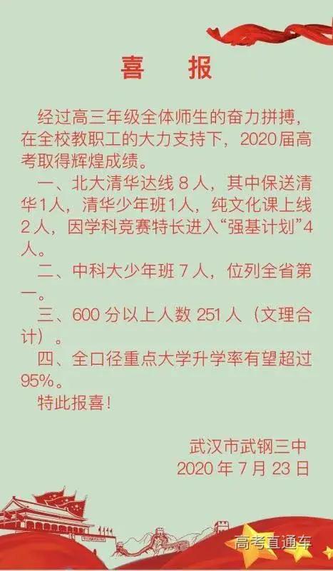 中国各省百强中学最新排名,全国十大中学名校排名榜前十名