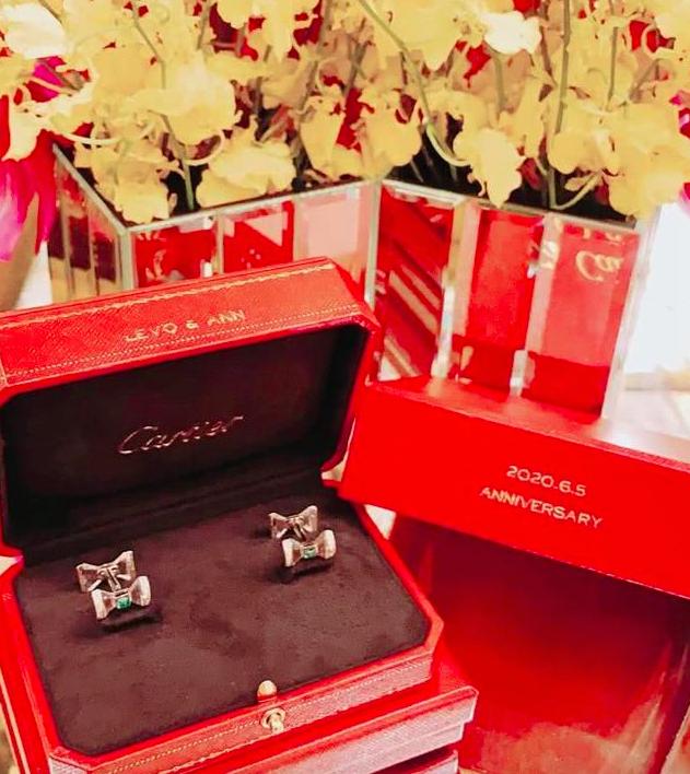 安以轩收70万元钻石项链庆结婚三周年，网友：大S又要哭倒在厕所