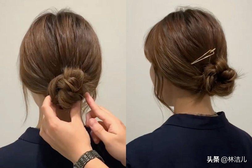秀智同款头发怎么扎好看,秀智发型短发丸子头