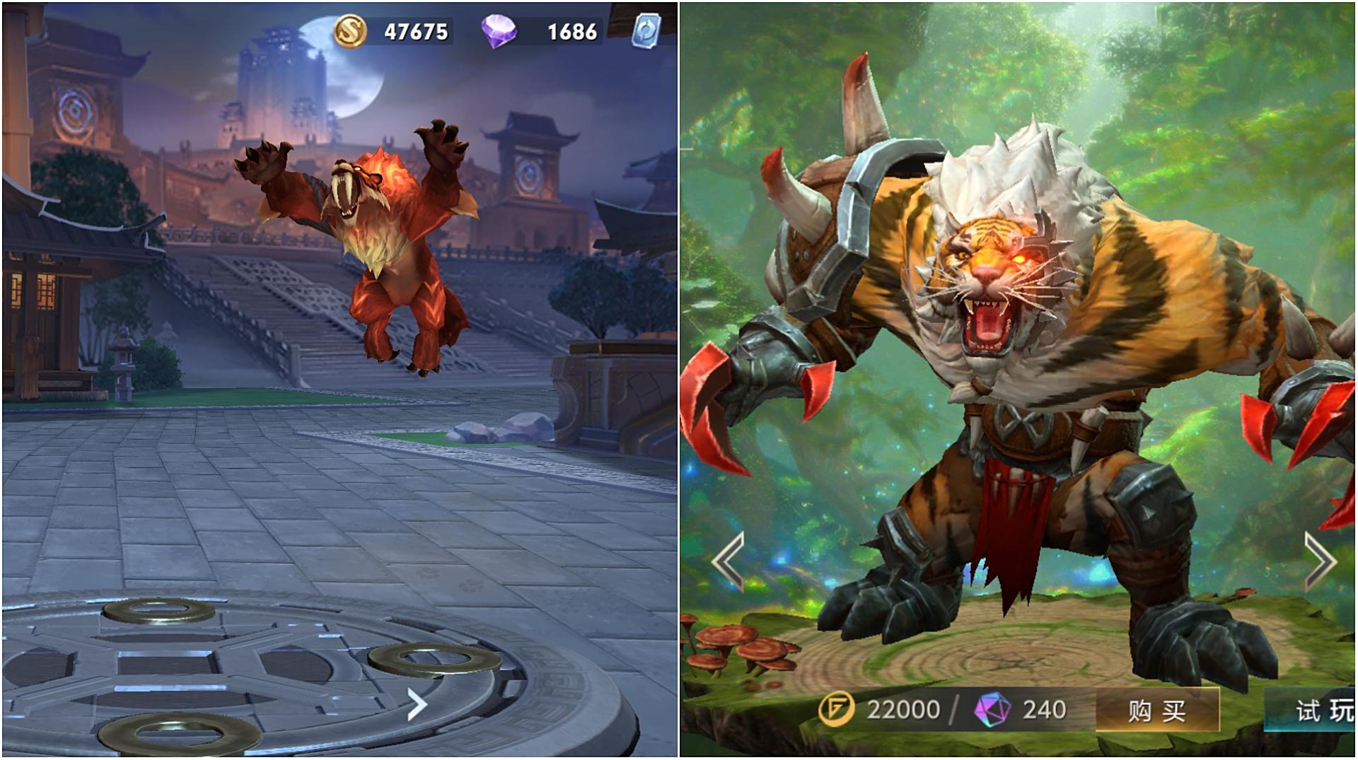 王者荣耀国服猴子与露娜,王者荣耀国际服牛魔王和猪八戒