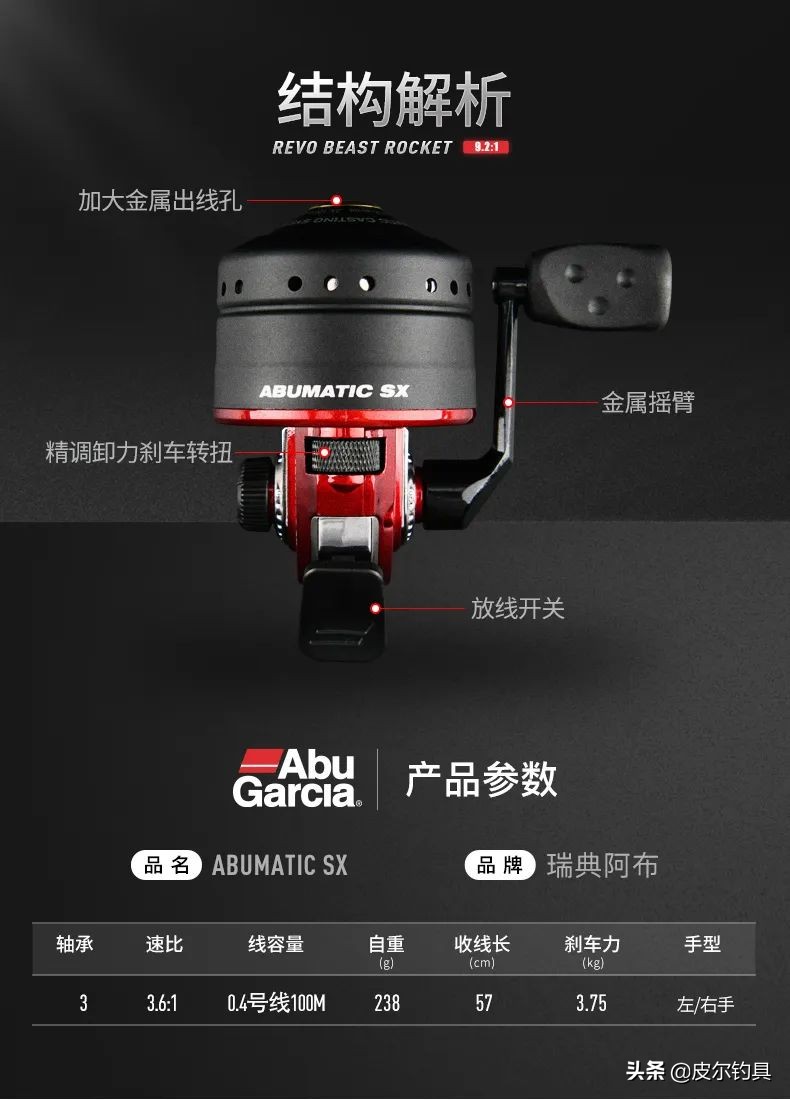 阿布加西亚sx纺车轮测评,阿布加西亚ambs鼓轮