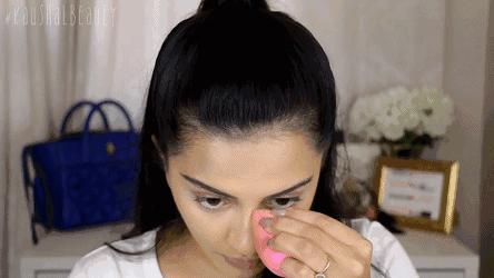 怎么用美妆蛋上妆不浮粉,美妆蛋太吃粉怎么办