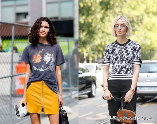 超模刘雯最爱的风格短袖,春天里的万能单品不能少