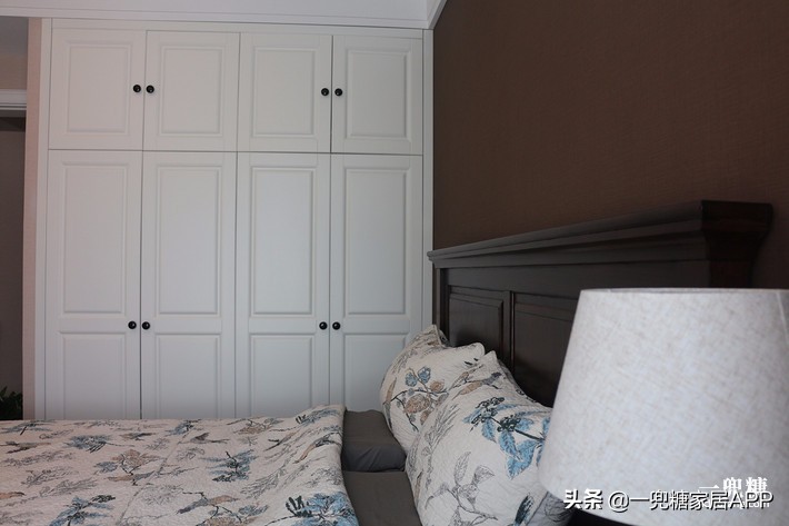 美式玄关背景墙,美式复古风格入户玄关迎门墙