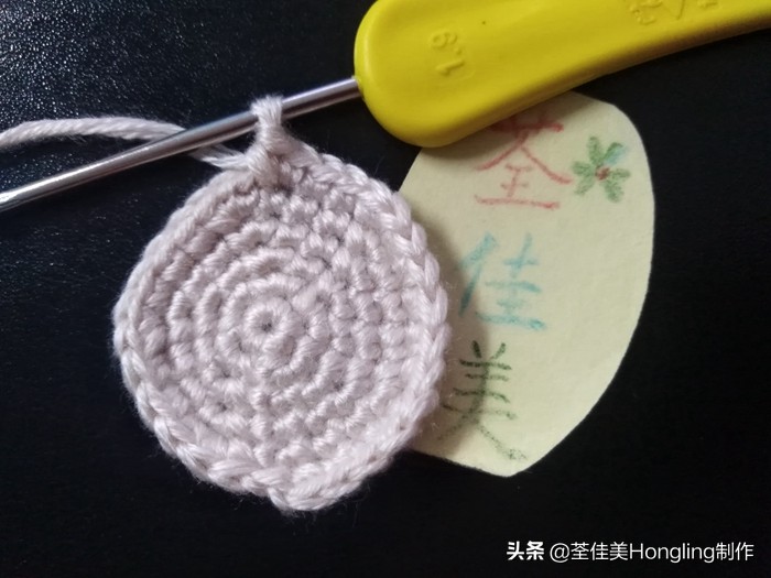 马蹄莲花的钩织教程,马蹄莲宽叶子的钩织教程