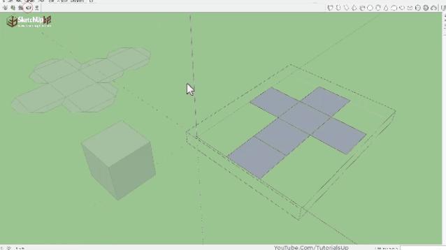 甲方：用SU把这堆盒子拆开，我要看背面
