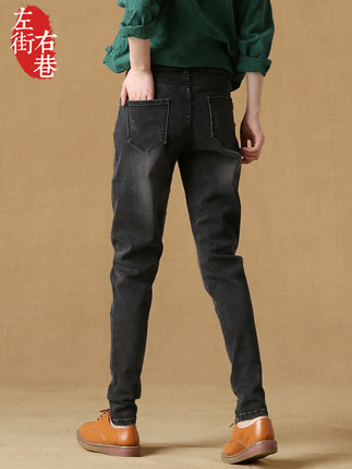 牛仔裤加绒秋冬款外穿推荐,男士百搭加绒牛仔裤