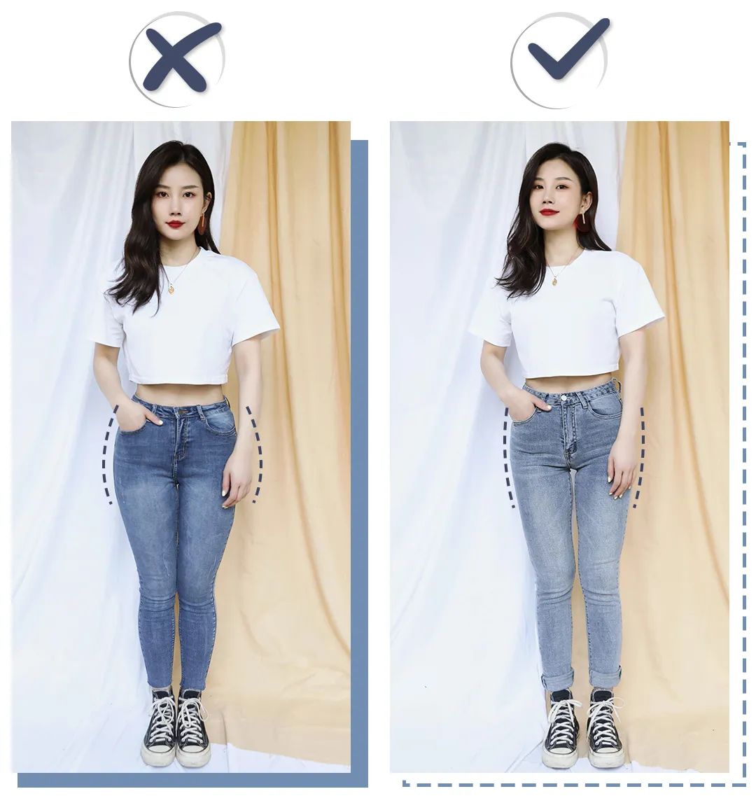 胯宽腿粗腿不直裤子推荐,腿不直胯宽穿什么裤子好看