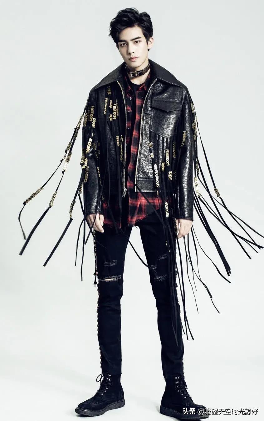 男明星西装穿搭夏季帅气,男士明星皮衣西服外套搭配