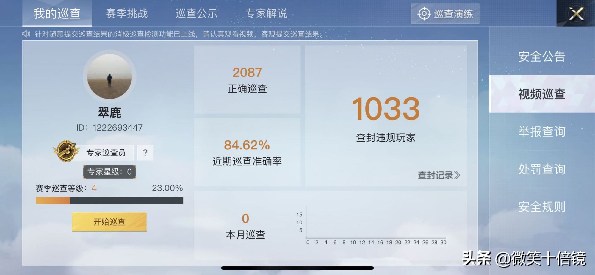 和平精英巡查员最近巡查正确率,和平精英巡查员提高准确率