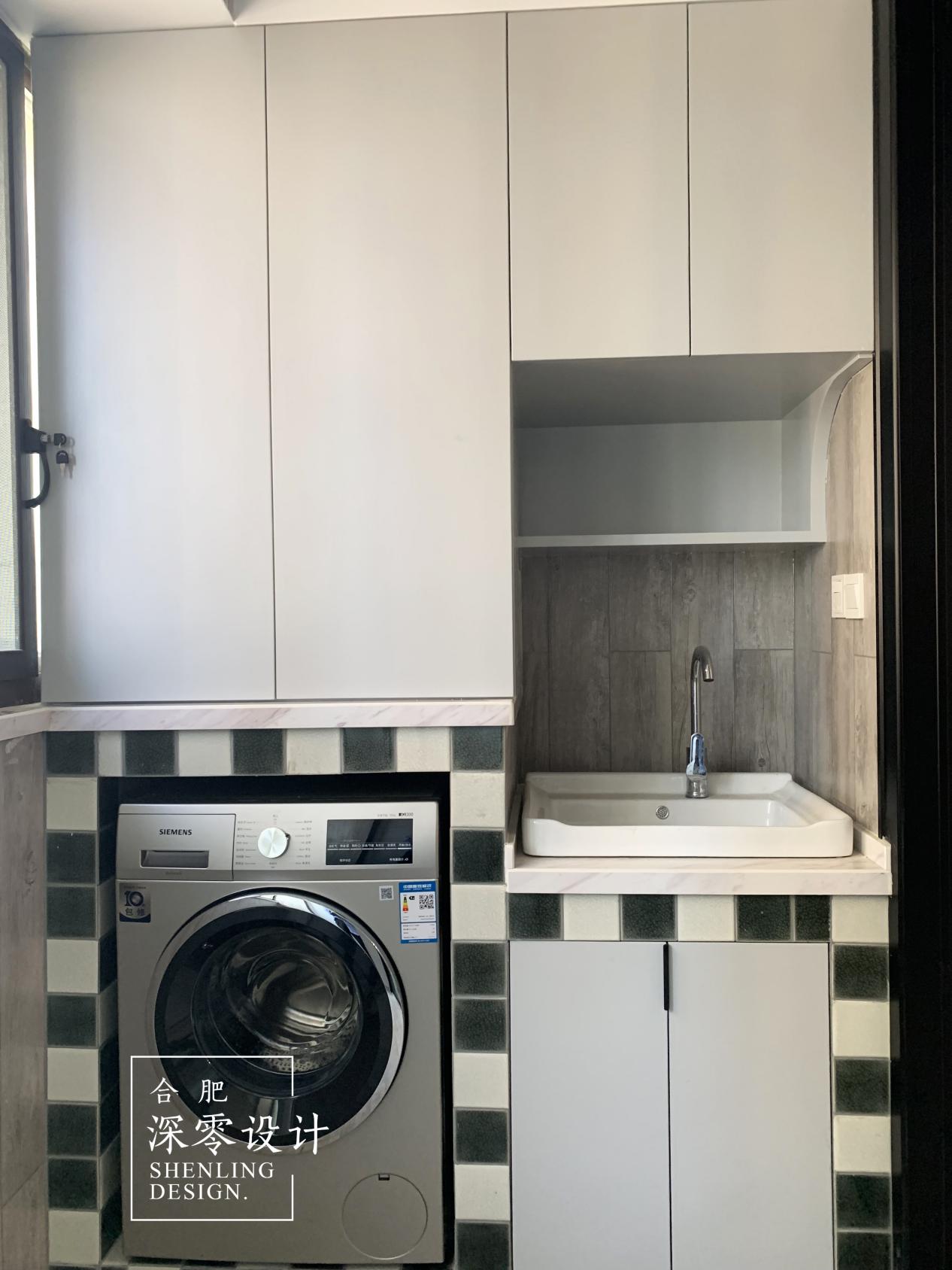 小方形卫生间放壁挂洗衣机,小户型卫生间放洗衣机怎么布局