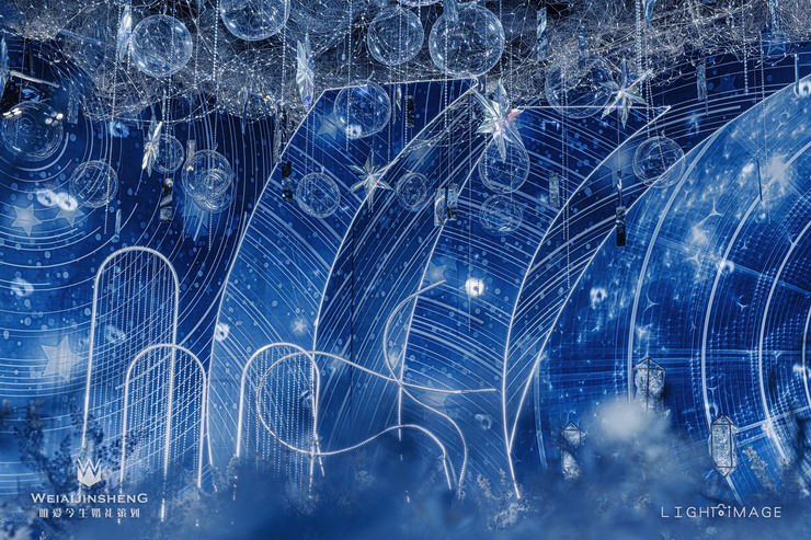 DODOWED真实婚礼案例推荐系列之唯爱今生婚礼策划蓝色星空案例