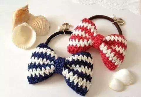 头绳皮筋蝴蝶结打结方法图解,女士领结丝带蝴蝶结的打法图解