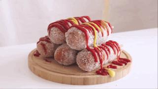 在家做韩国芝士热狗,关于热狗好吃的小零食