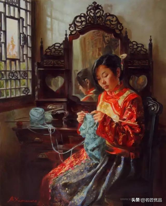 谁来超越他的油画？这浓郁的中国气息，居然是老外画的