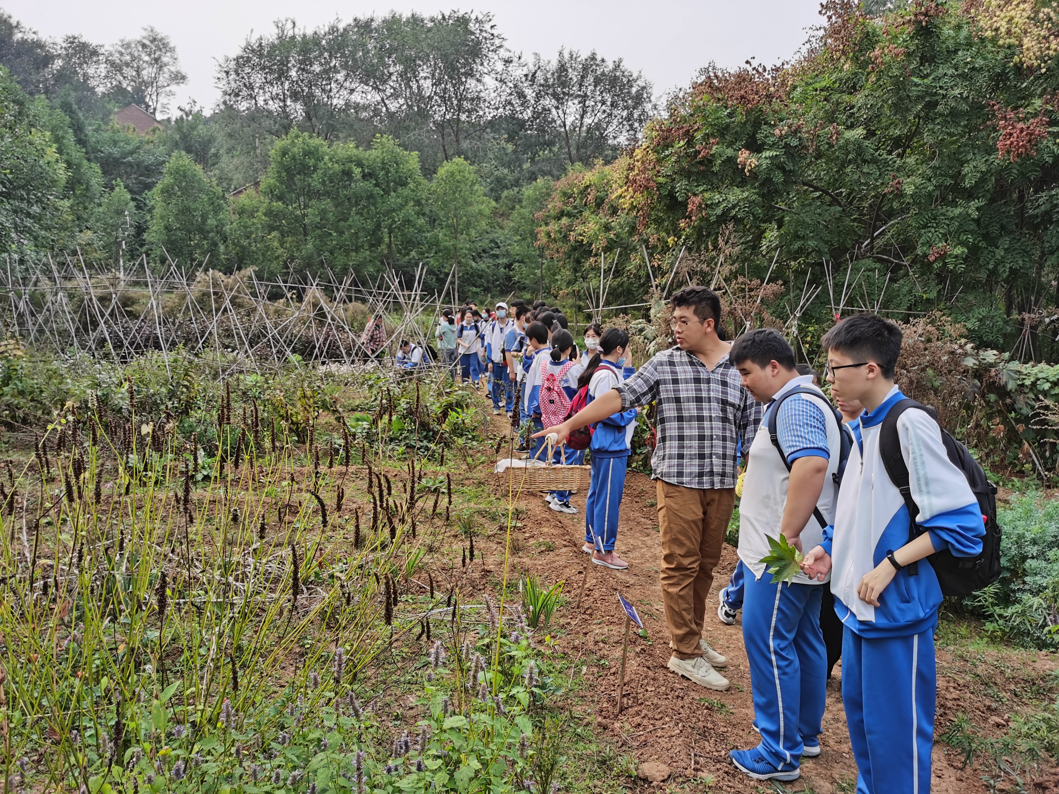 真会玩！天津这所中学带着学生进山里上生物、地理、历史、政治课