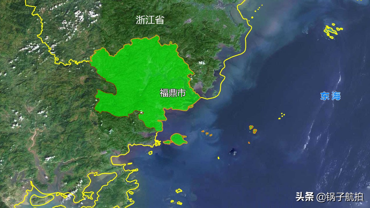 地图福建宁德市,宁德市地势图