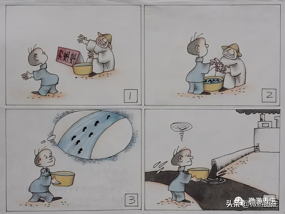 中国漫画界里有一位叫盖桂保的枣庄人