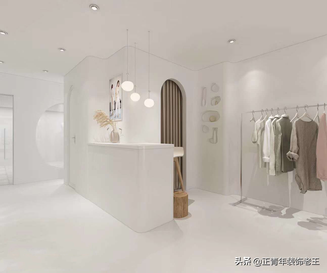 服装店装修风格效果图60平方,最新服装店装修风格图