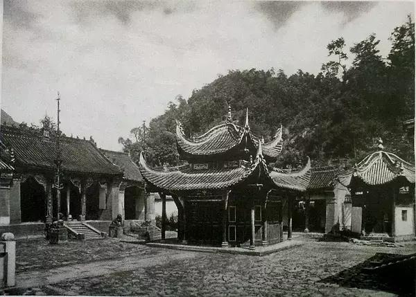 100年前中国风景建筑老照片,两亿多年前的景观