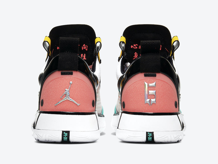 郭艾伦大童球鞋aj35,aj34郭艾伦糖果配色上脚