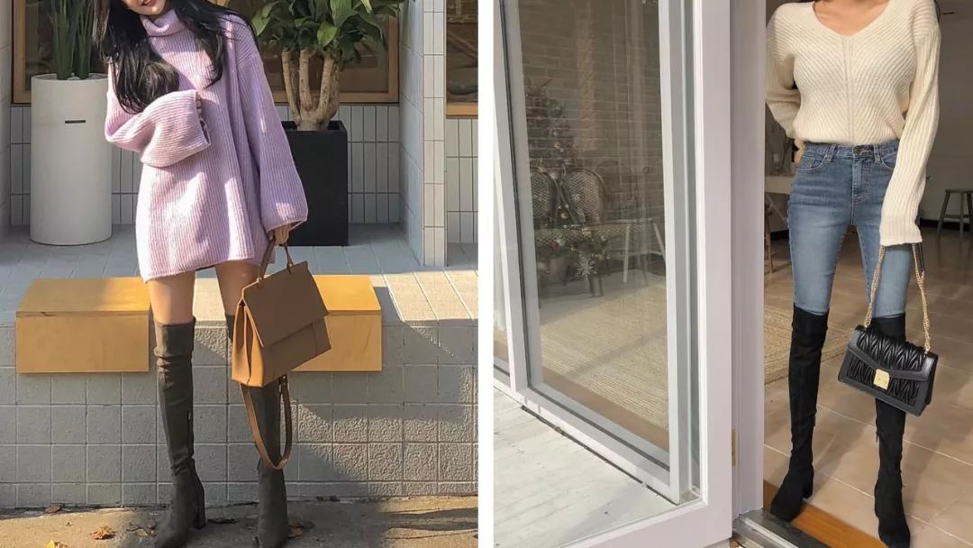 今年流行的靴子适合小粗腿穿,秋冬高跟百搭靴子