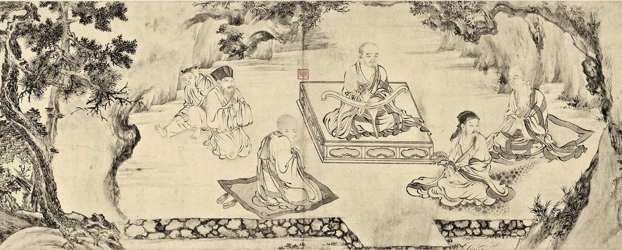 1600年前庐山白莲结社的传说和图像：从虎溪三笑的文化寓意谈起