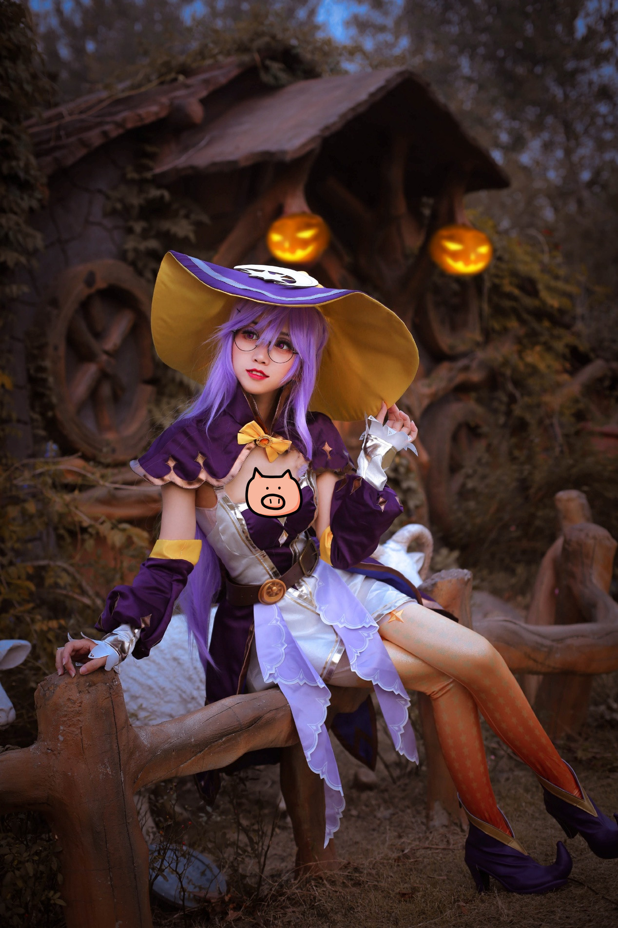 不给糖就捣蛋的美少女,不给糖吃就捣蛋的小女巫