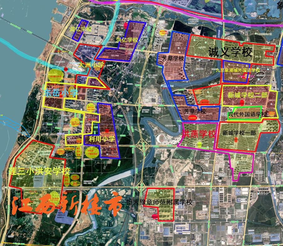 南昌学区划分详图,南昌经开区学区划分一览表小学