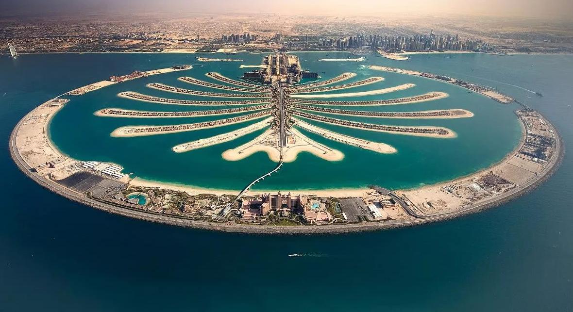 迪拜填海造岛房子,迪拜1万亿美元项目