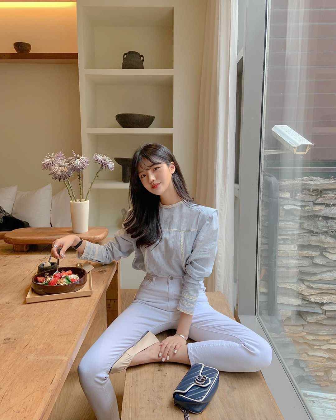 韩系复古甜美洋气衬衫,韩版法式设计感小众衬衫宽松甜美