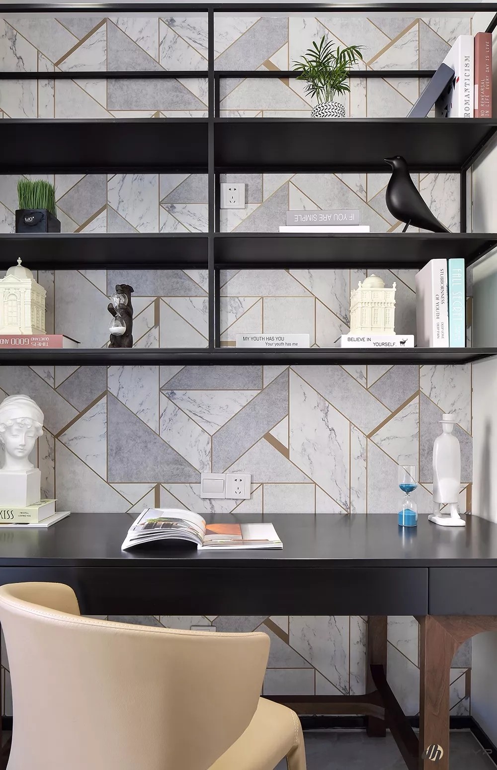 30㎡清欢·简约不失精致的木质温馨家｜东荷逸品空间设计欧模网