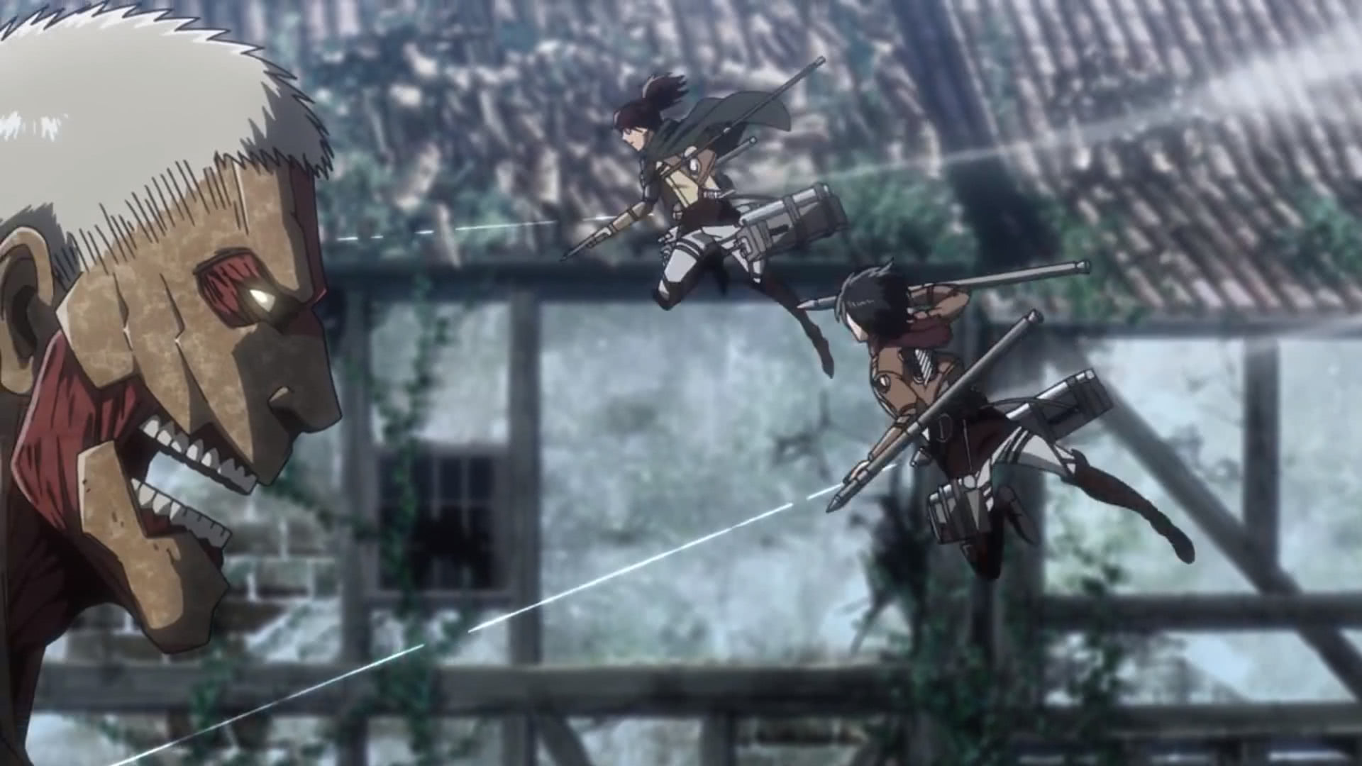 铠之巨人vs艾伦名场面,铠之巨人大战艾伦