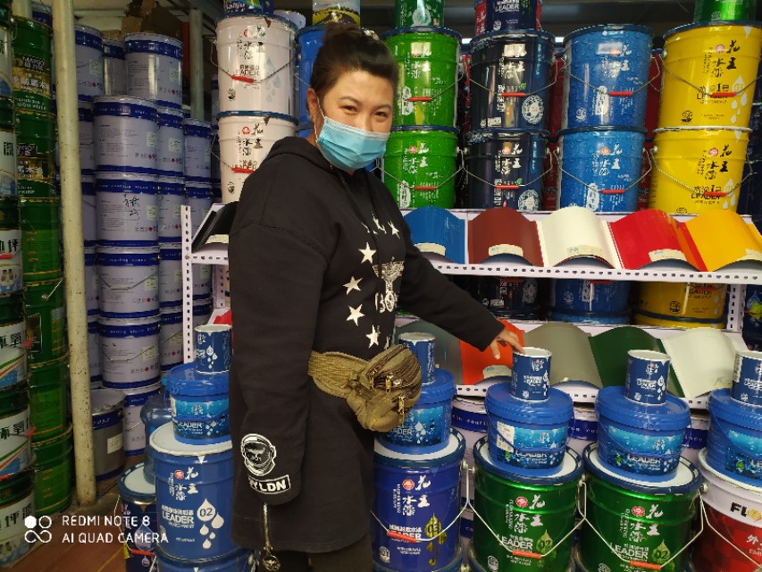 疫情后的吉林市花王水漆