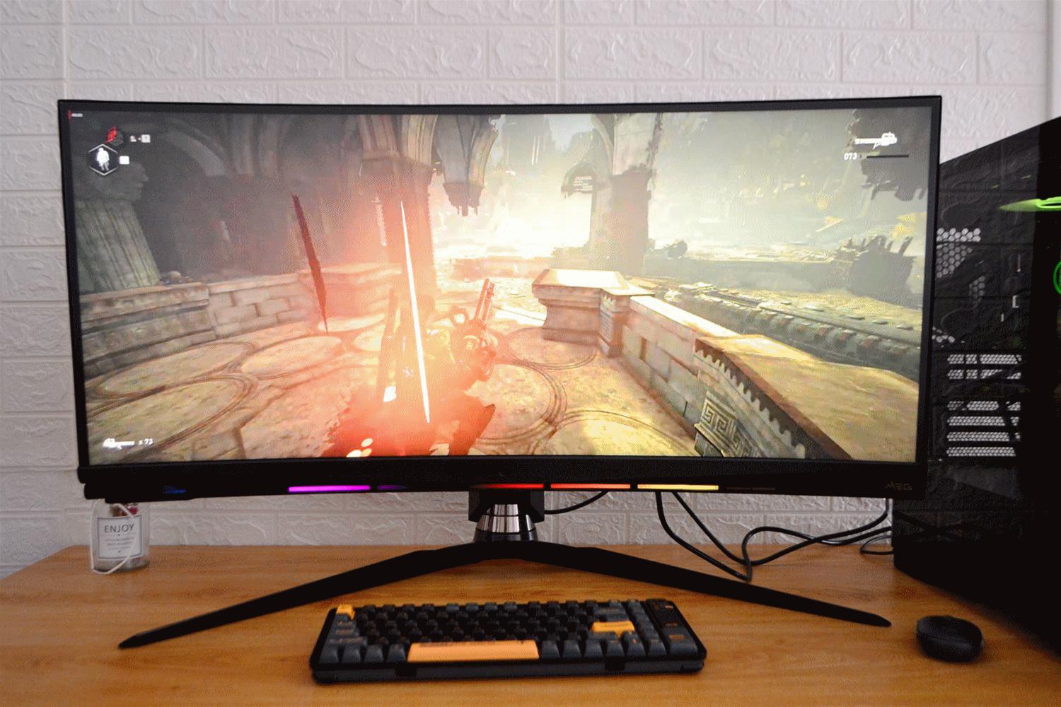 微星带鱼屏显示器怎么样,微星曲面带鱼屏345q评测