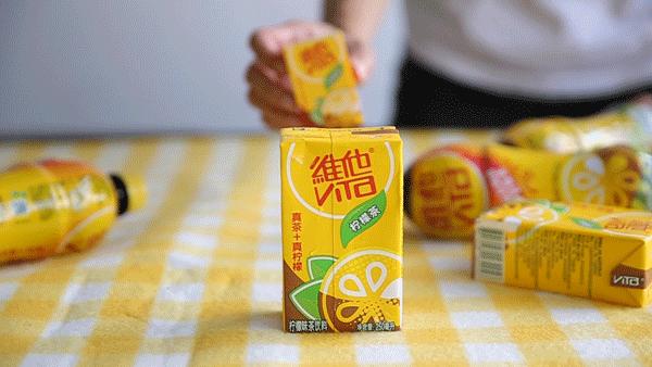 维他迷你版柠檬茶,维他奶柠檬茶迷你版小瓶