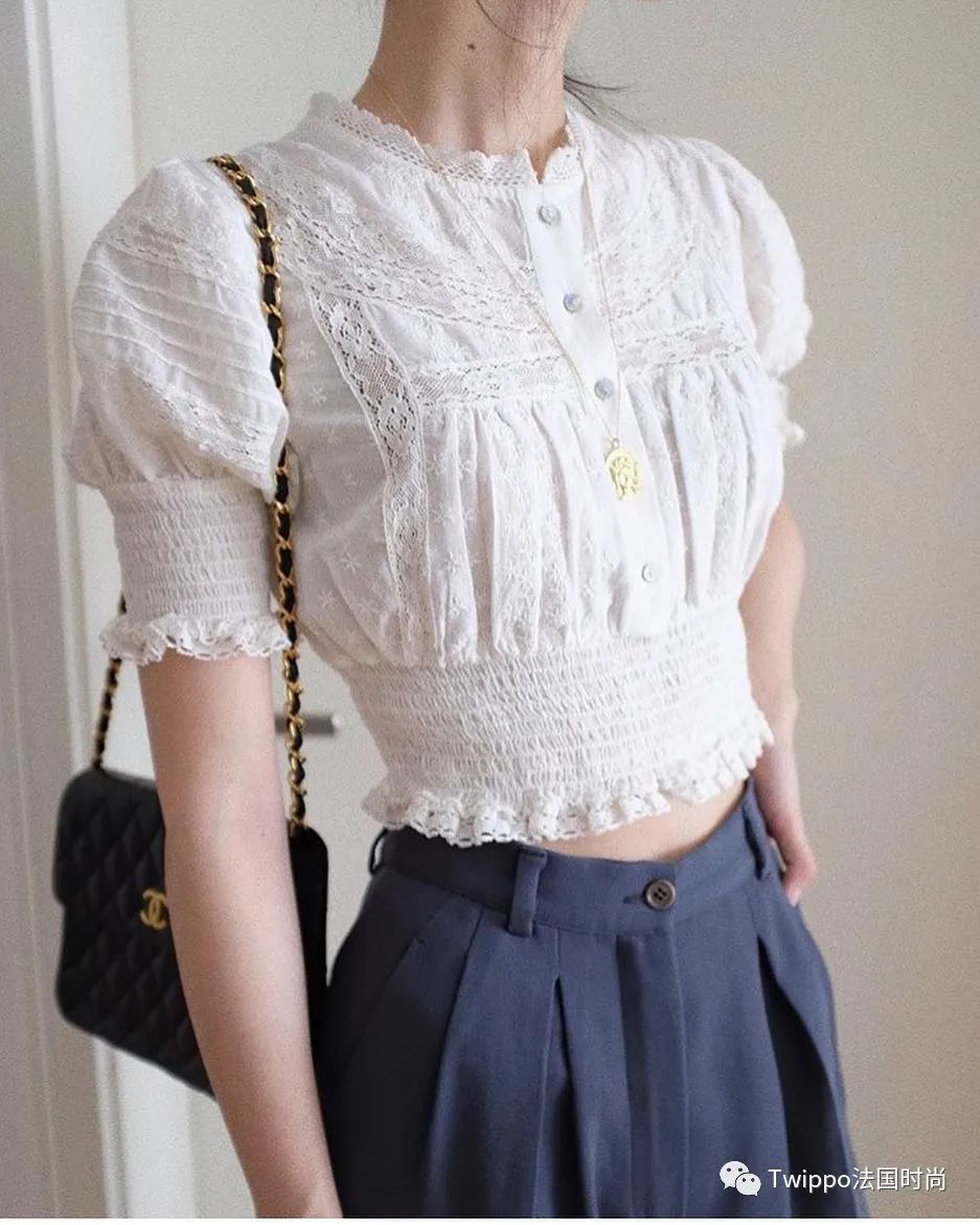 法式小众高级感小衫套装,超级好看的法式小衫