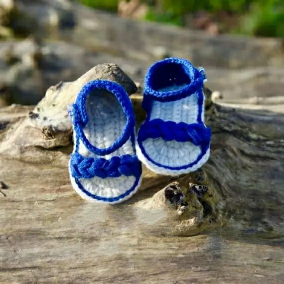 小女孩夏天凉鞋的钩法,钩夏天凉鞋教程