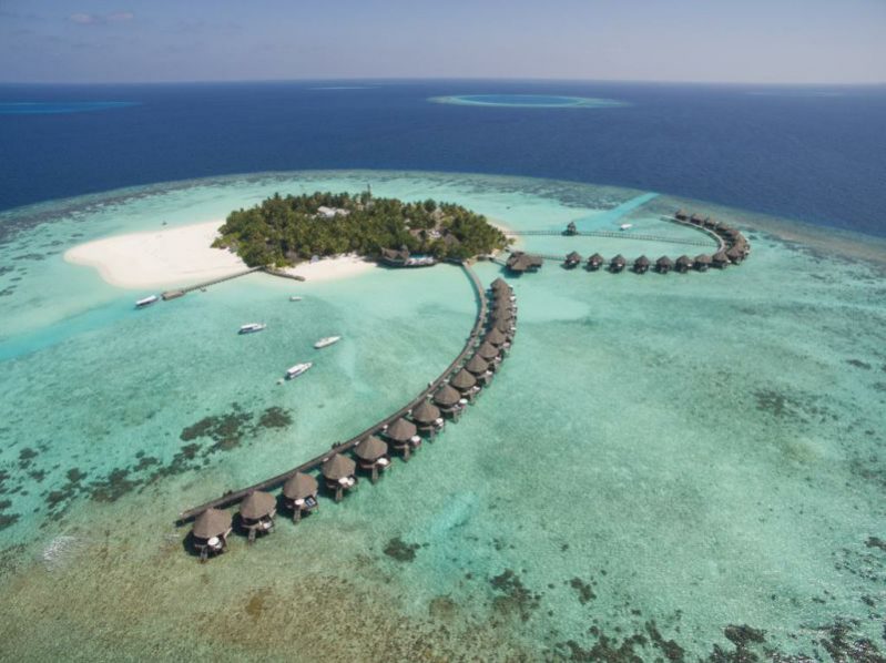 马尔代夫蓝色美人蕉岛海滩小屋,马尔代夫蓝色美人蕉岛