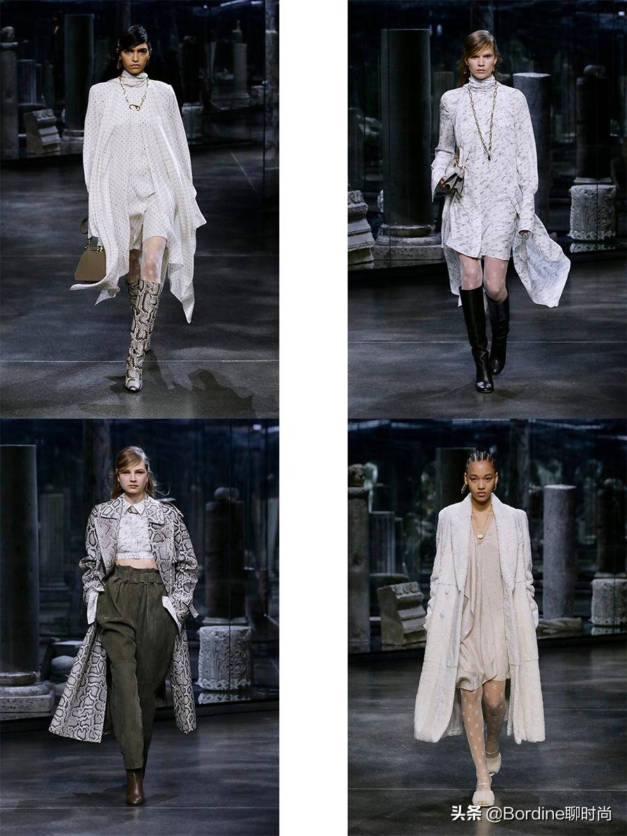 Fendi2021秋冬，芬迪，传承的优雅，简单轮廓中更为潮流时尚