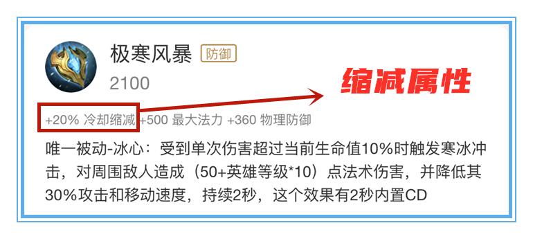 王者荣耀哪个英雄适合出冰霜冲击,王者荣耀冷却指什么